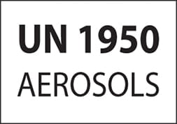 UN 1950 AEROSOLS