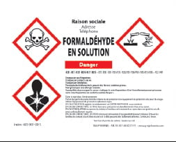 Étiquette de danger CLP