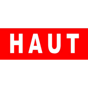 Étiquette HAUT adhésive