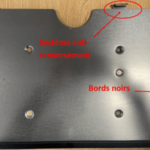 glissière panneau ADR anti renversement