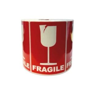 Etiquette FRAGILE+VERRE